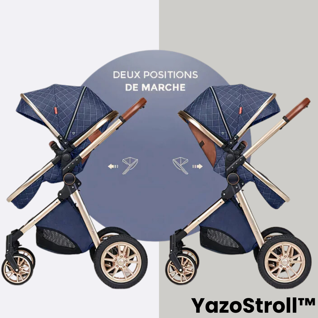 YazoStroll™ | Poussette 3 en 1 pour bébé