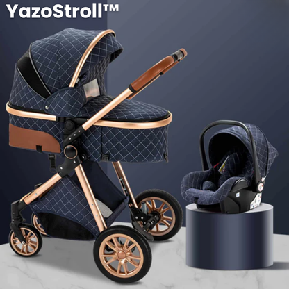 YazoStroll™ | Poussette 3 en 1 pour bébé