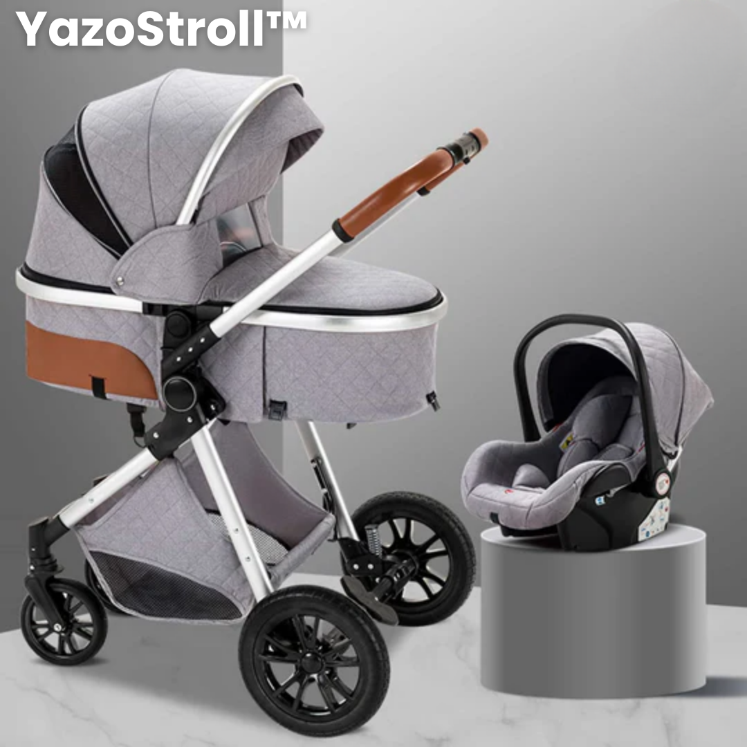 YazoStroll™ | Poussette 3 en 1 pour bébé