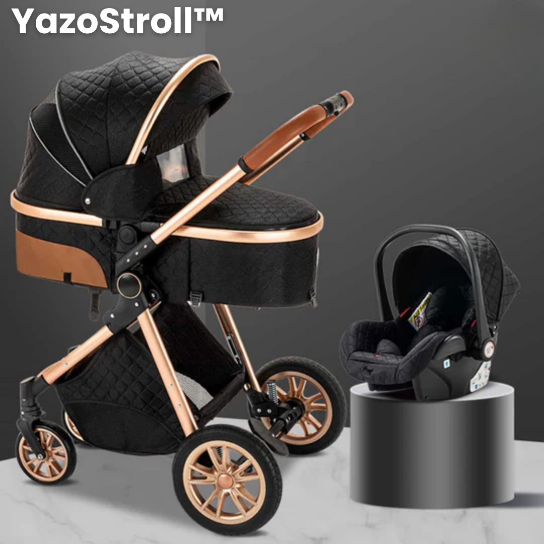 YazoStroll™ | Poussette 3 en 1 pour bébé