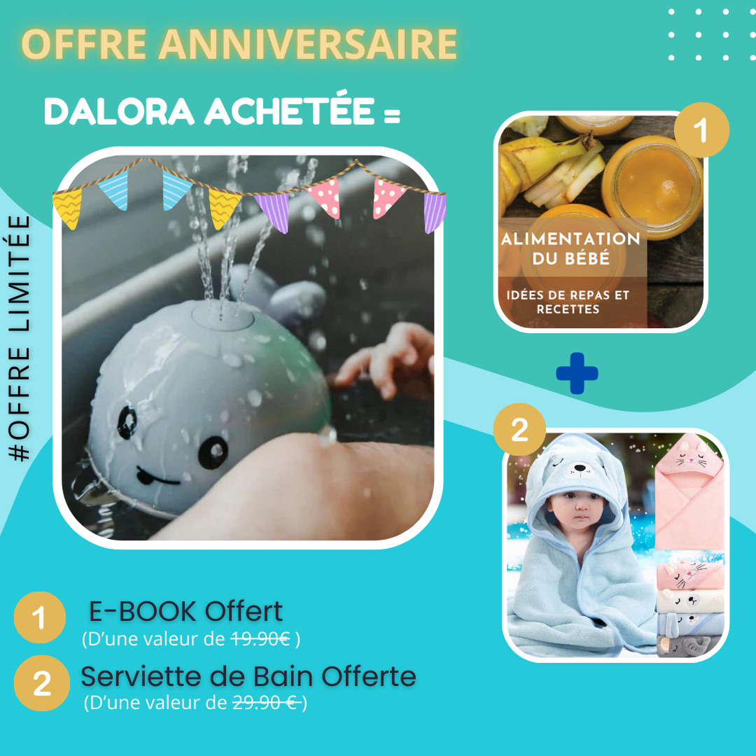 Dalora™ | Jouet de bain baleine