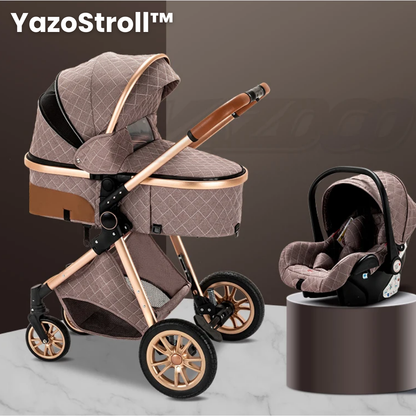 YazoStroll™ | Poussette 3 en 1 pour bébé