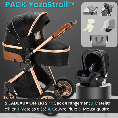 YazoStroll™ | Poussette 3 en 1 pour bébé