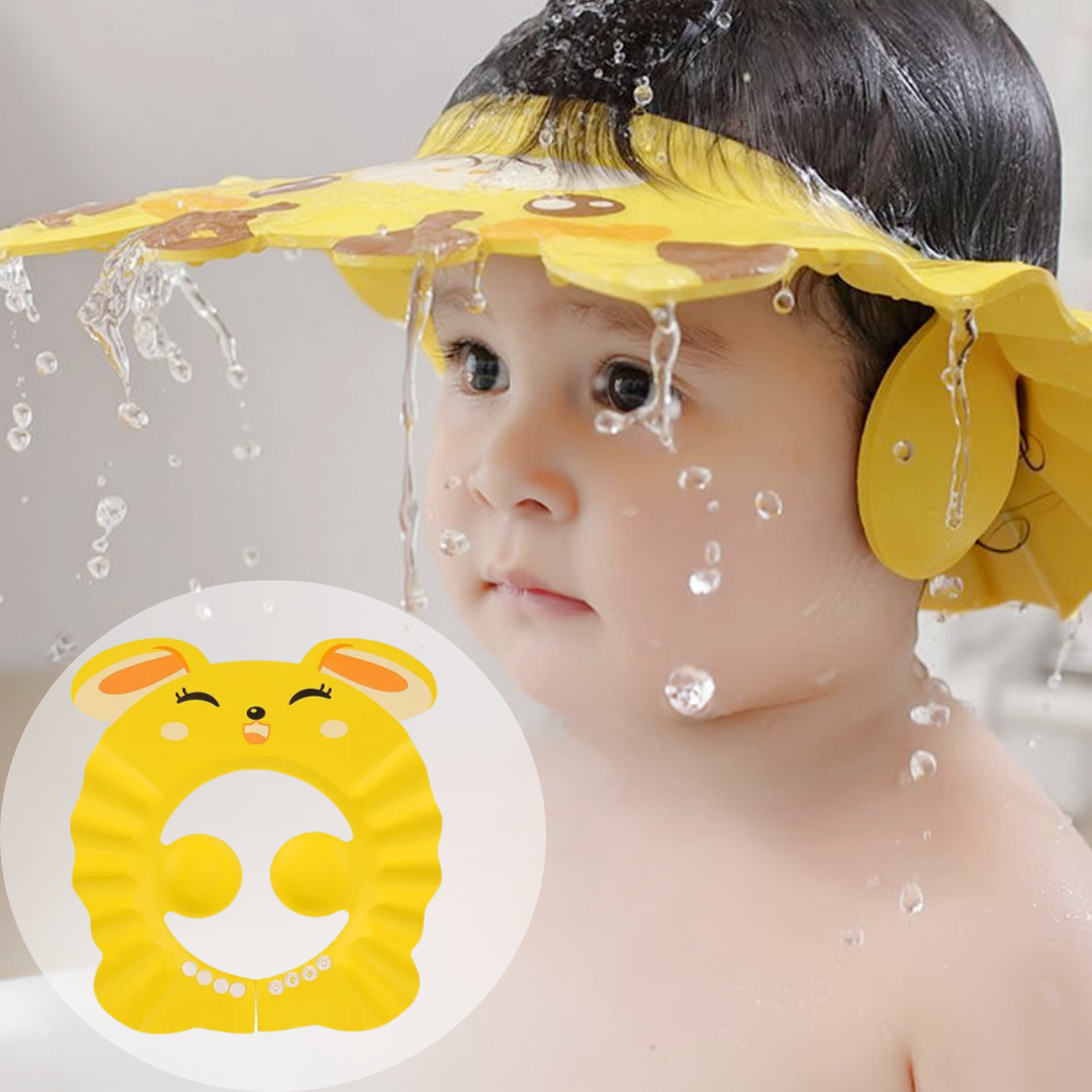 VISIÈRE CHAPEAU POUR DOUCHE BÉBÉ I ShampooCap™