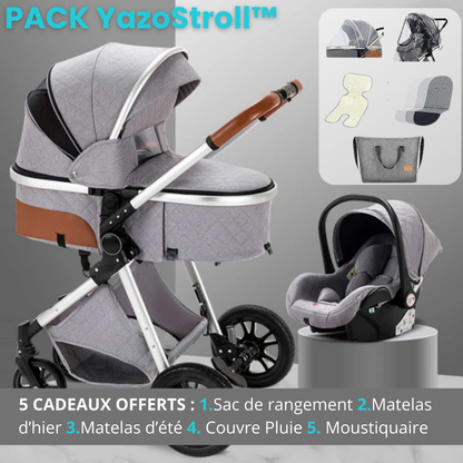 YazoStroll™ | Poussette 3 en 1 pour bébé