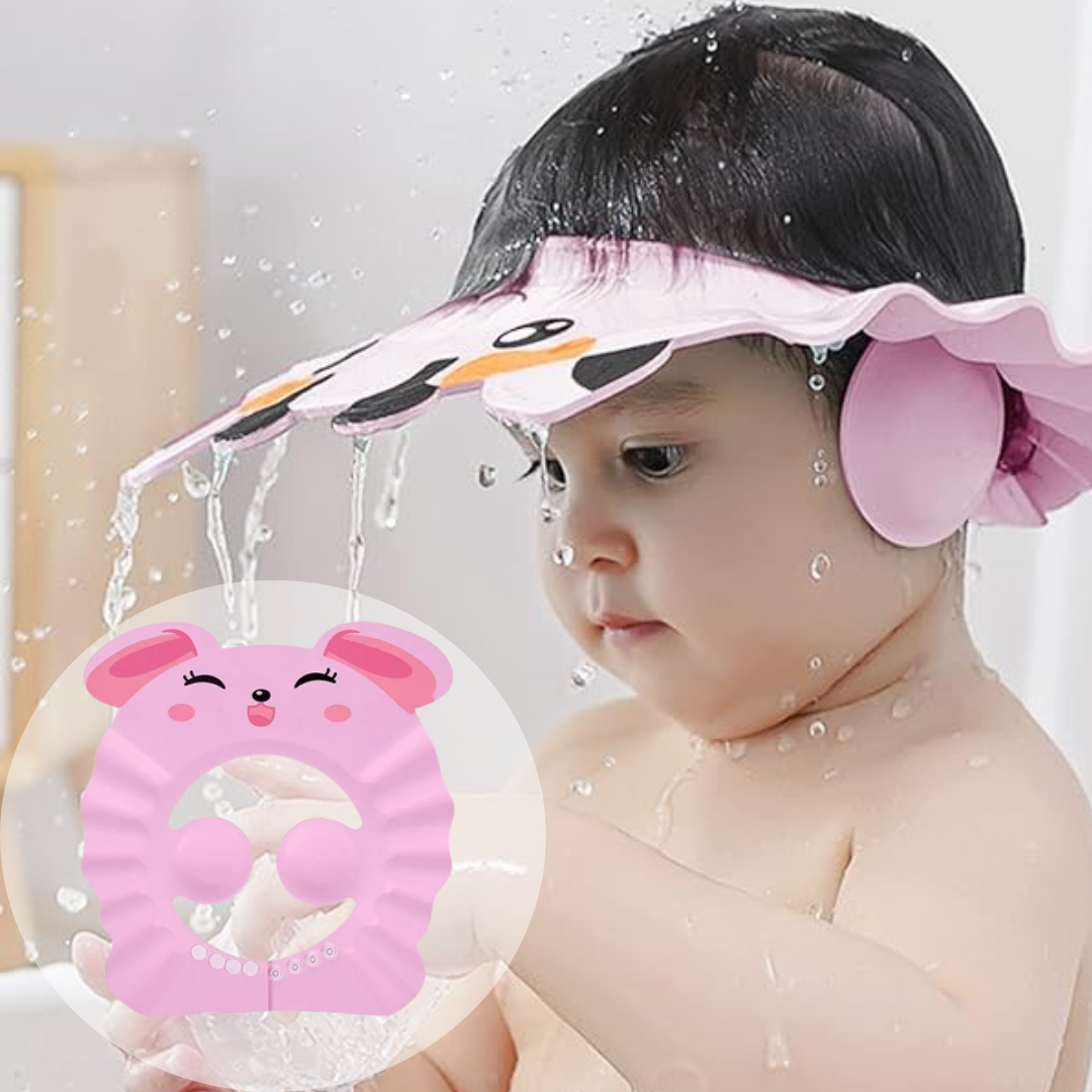 VISIÈRE CHAPEAU POUR DOUCHE BÉBÉ I ShampooCap™