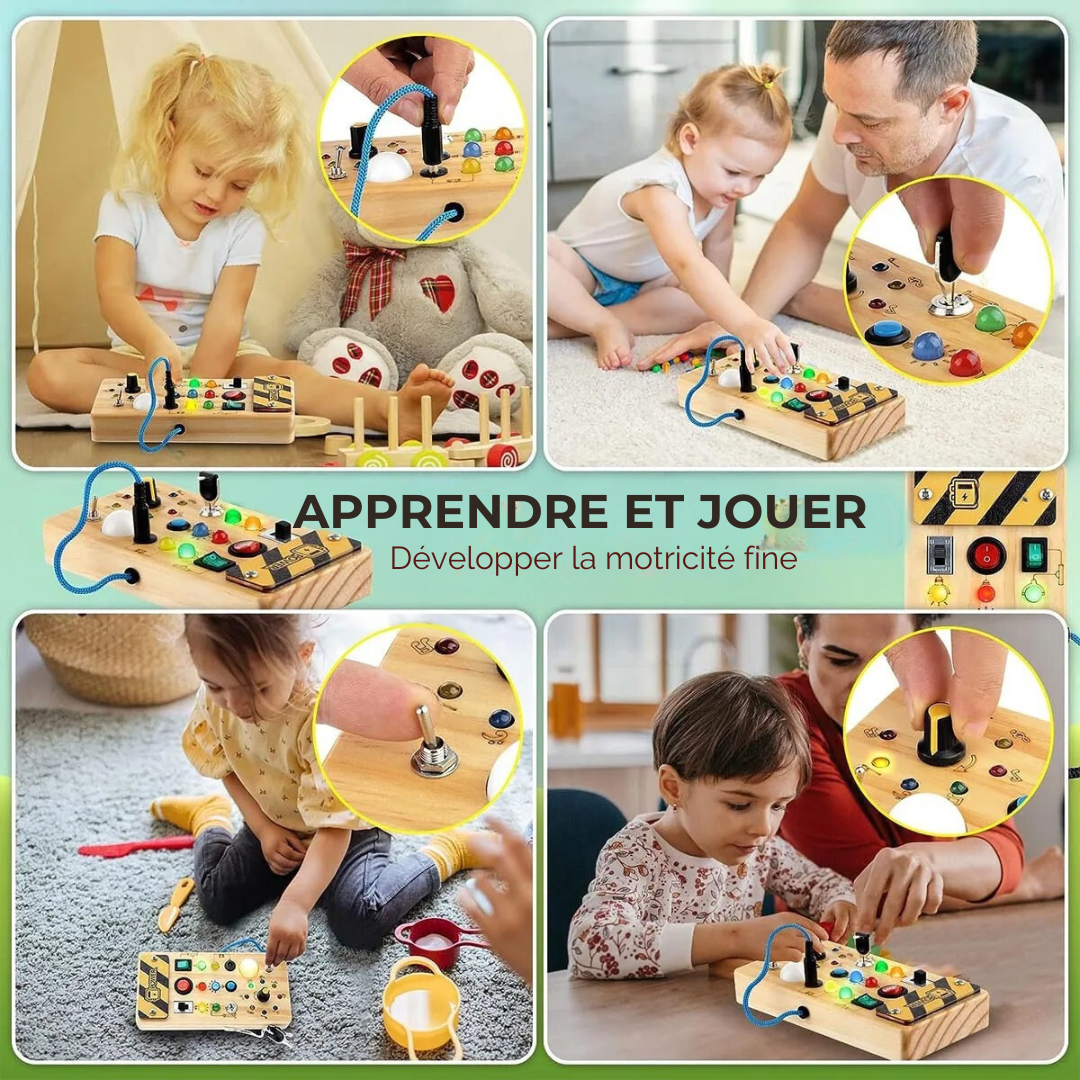 Montessori Electric Wooden Board | BusyBoard™