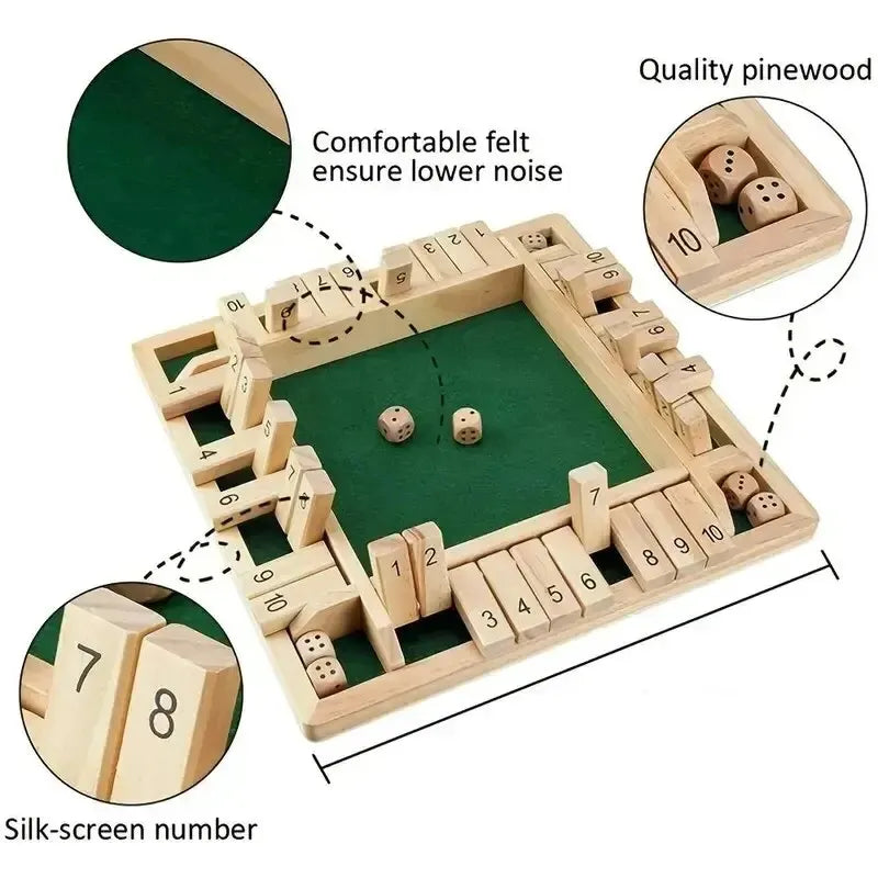 PartyBox™ | Four-Sided Board Game for Adults and Families.