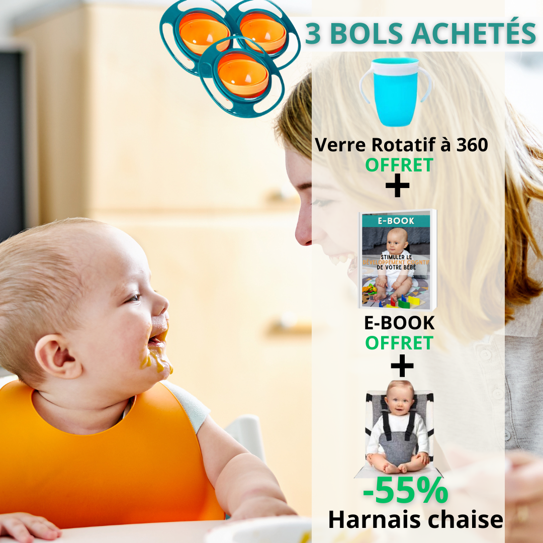 ANTI-SPILL BABY PLATE | BolMagic 360°™ 