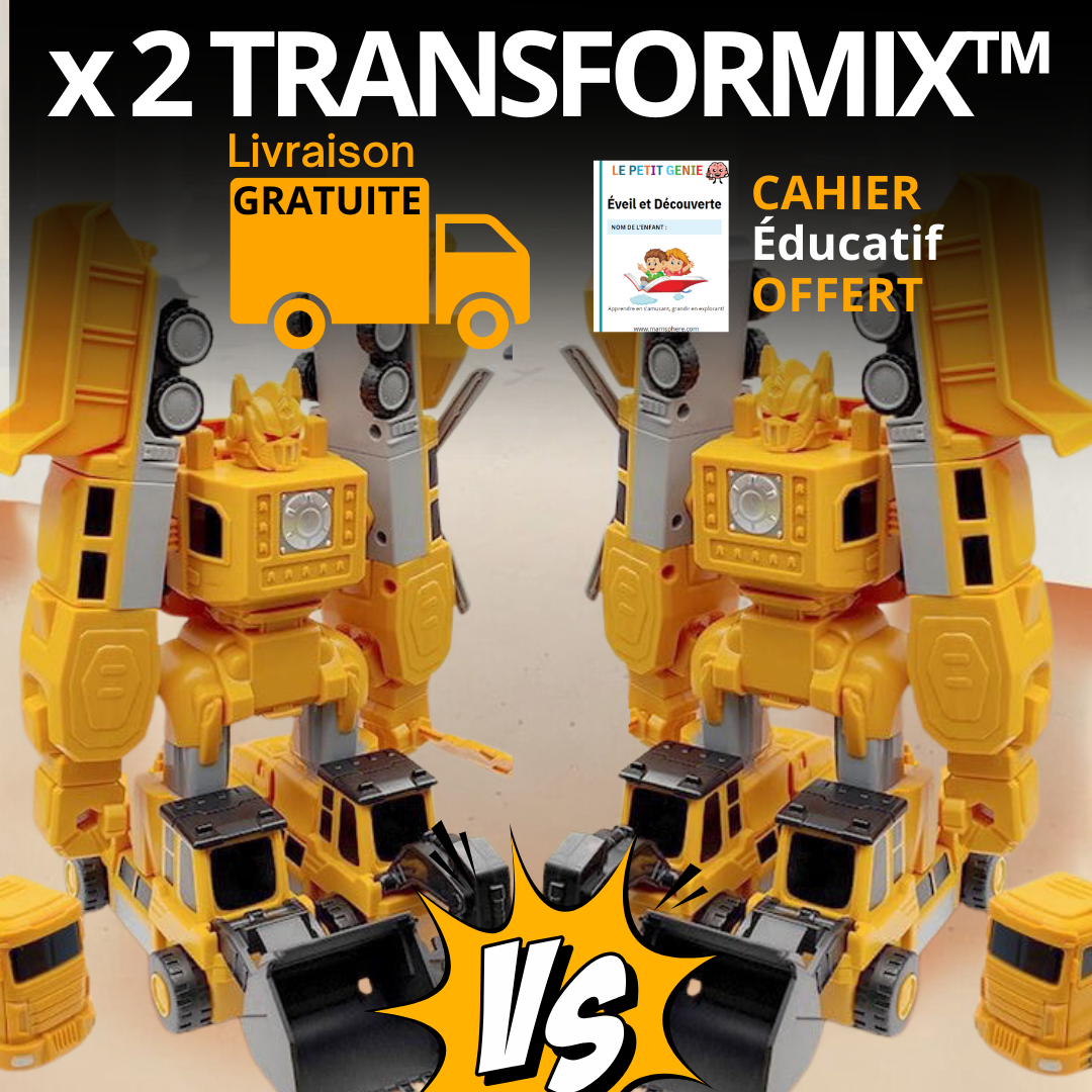 TransFormix™| Jouet MultiBot Transformable 7EN1